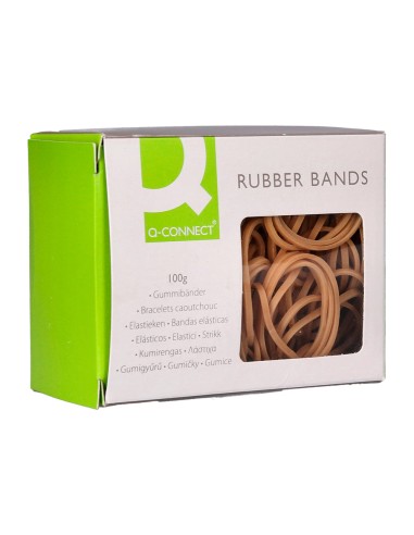 Gomillas elasticas q connect 100 gr numero 5 50 x 2 mm