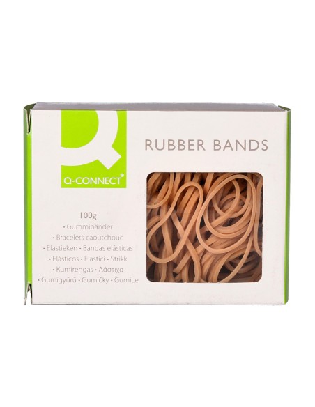 Gomillas elasticas q connect 100 gr numero 4 40 x 2 mm