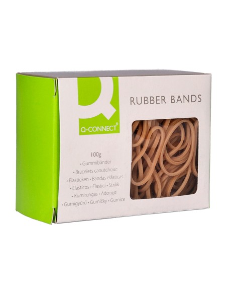 Gomillas elasticas q connect 100 gr numero 4 40 x 2 mm