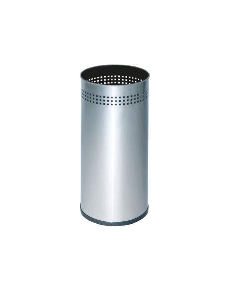 Paraguero metalico 314 perforado plateado 50x215 cm