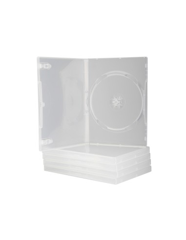 Caja dvd q connect transparente pack de 5 unidades