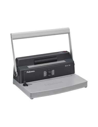 Encuadernadora para espiral fellowes metal 50r perfora 12 hojas formato a4 paso 5 1 encuaderna 450 hojas 80 gr