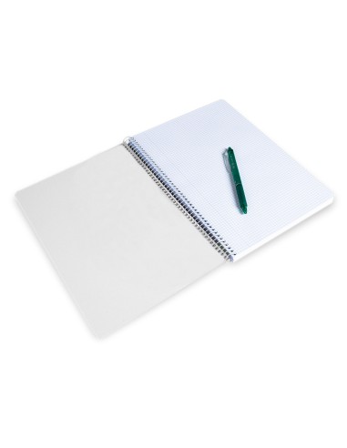 Cuaderno espiral liderpapel cuarto tapa dura 80h 60 gr cuadro 4mm con margen colores surtidos