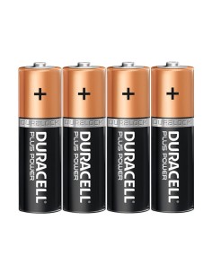 Pila duracell alcalina plus aa blister con 4 unidades