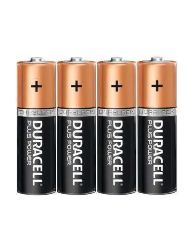 Pila duracell alcalina plus aa blister con 4 unidades