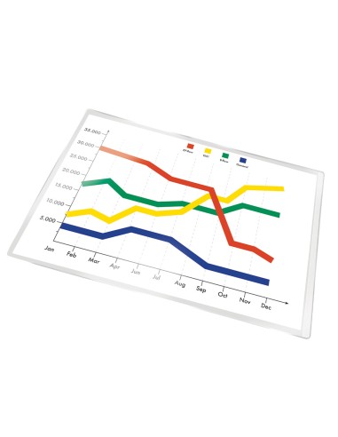 Funda autoadhesiva q connect tamano a 4 210x297mm pack de 5 unidades