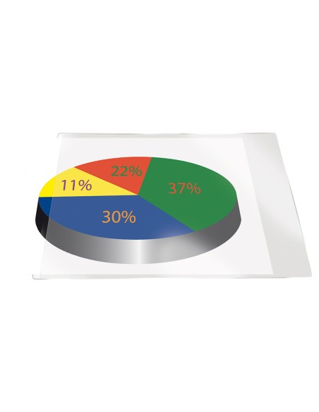 Funda autoadhesiva q connect tamano a 4 210x297mm pack de 5 unidades