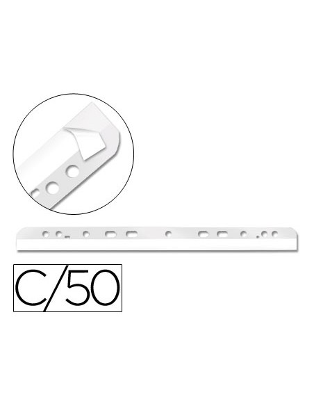 Tira multitaladro autoadhesiva q connect para documentos a 4 y a 5 pack de 50 unidades