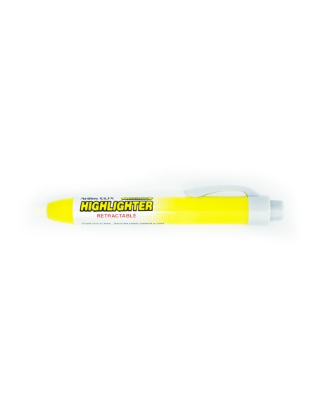 Rotulador artline clix fluorescente ek 63 amarillo punta biselada 400 mm