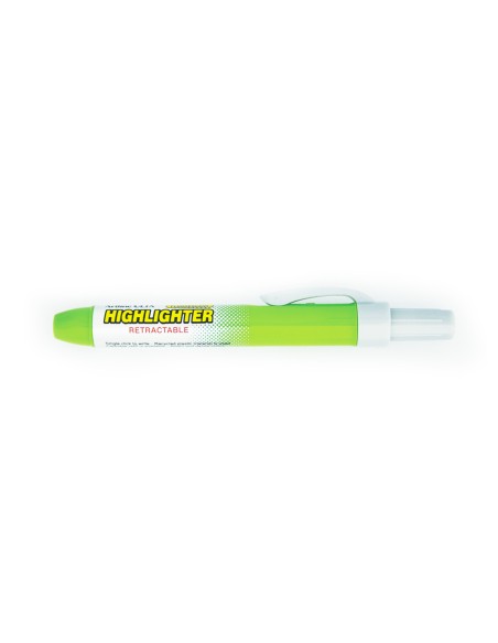 Rotulador artline clix fluorescente ek 63 verde punta biselada 400 mm