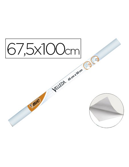 Pizarra blanca velleda rollo adhesivo de 100x675 cm