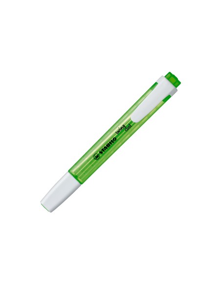 Rotulador stabilo marcador fluorescente swing cool verde