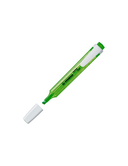 Rotulador stabilo marcador fluorescente swing cool verde