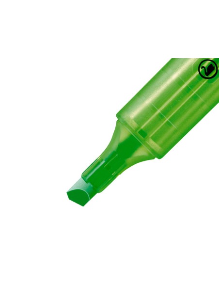 Rotulador stabilo marcador fluorescente swing cool verde