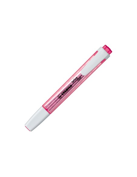Rotulador stabilo marcador fluorescente swing cool rosa