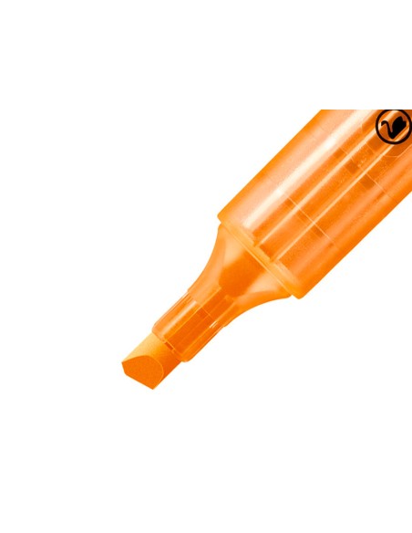 Rotulador stabilo marcador fluorescente swing cool naranja
