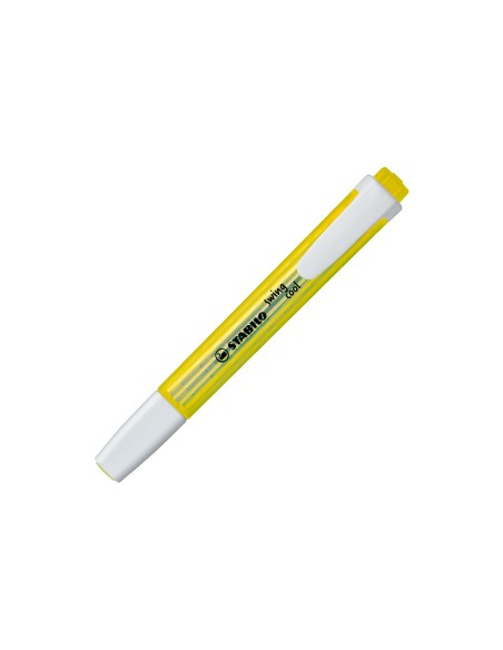 Rotulador stabilo marcador fluorescente swing cool amarillo