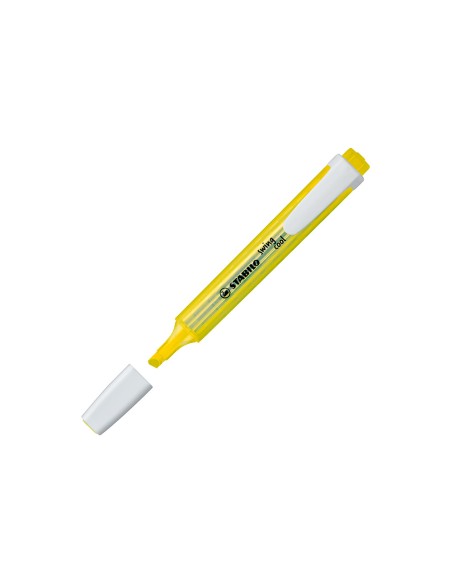 Rotulador stabilo marcador fluorescente swing cool amarillo