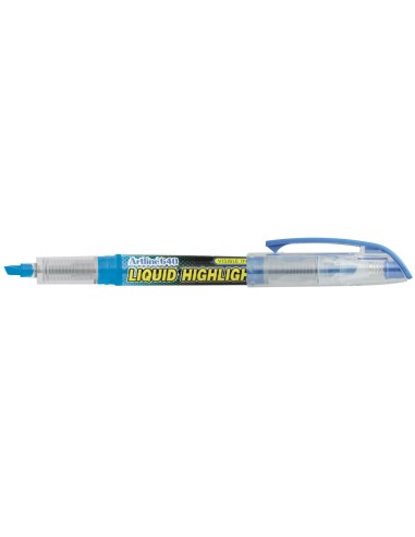 Rotulador artline fluorescente ek 640 azul punta biselada