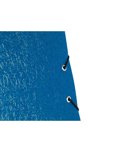 Carpeta proyectos liderpapel folio lomo 90mm carton gofrado azul