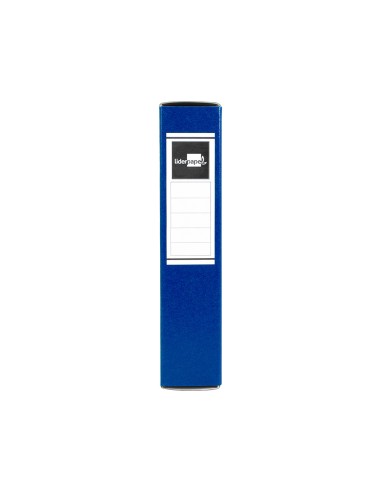 Carpeta proyectos liderpapel folio lomo 70mm carton gofrado azul