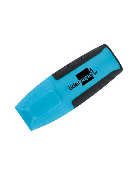 Rotulador liderpapel mini fluorescente azul