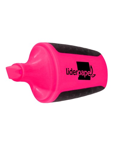 Rotulador liderpapel mini fluorescente rosa