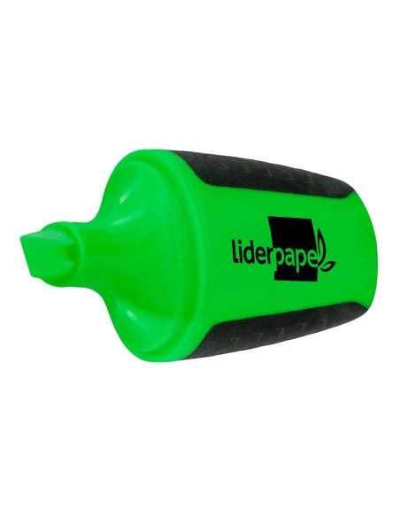 Rotulador liderpapel mini fluorescente verde