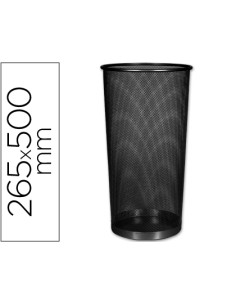 Paraguero metalico q connect kf00829 rejilla negro 265 diametro x 50 cm