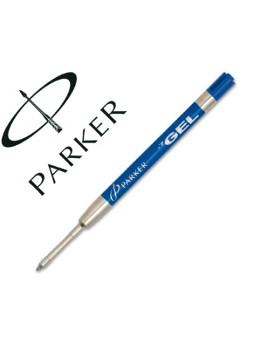 Recambio boligrafo gel parker azul