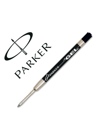 Recambio boligrafo gel parker negro