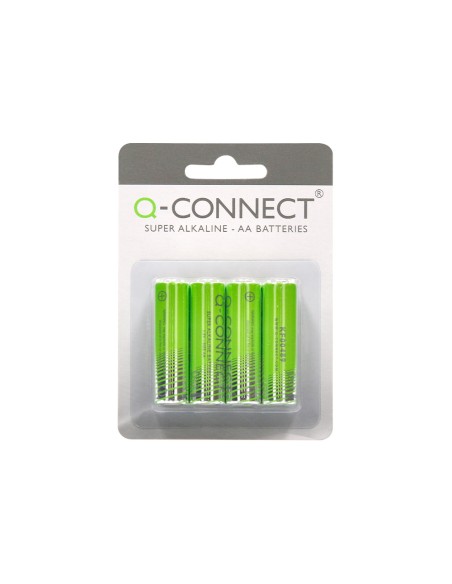 Pila q connect alcalina aa blister con 4 unidades