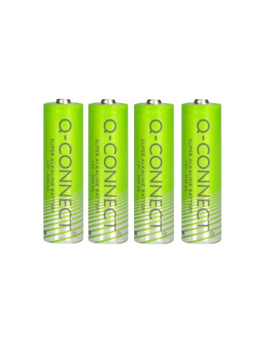 Pila q connect alcalina aa blister con 4 unidades