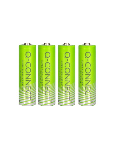 Pila q connect alcalina aa blister con 4 unidades