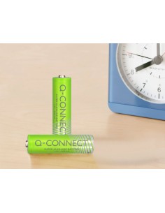 Pila q connect alcalina aa blister con 4 unidades