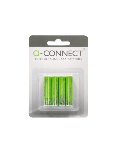 Pila q connect alcalina aaa blister con 4 unidades