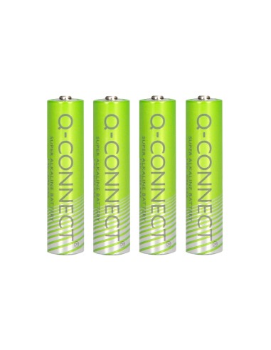Pila q connect alcalina aaa blister con 4 unidades
