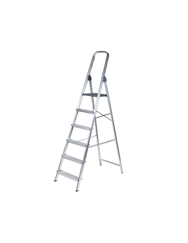 Escalera q connect de aluminio 6peldanos 1203x510x1895 mm peso maximo 150 kg en 131
