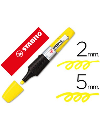 Rotulador stabilo boss luminator amarillo tinta luquida