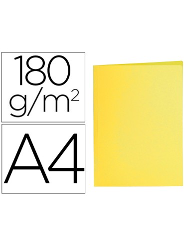 Subcarpeta liderpapel din a4 amarillo intenso 180g m2