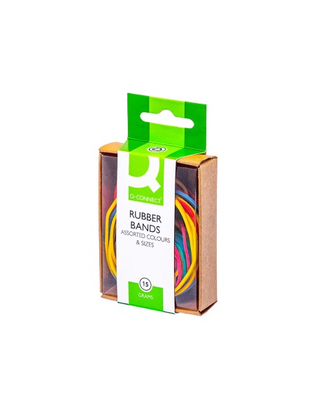 Gomillas elasticas colores q connect caja de 15 gr