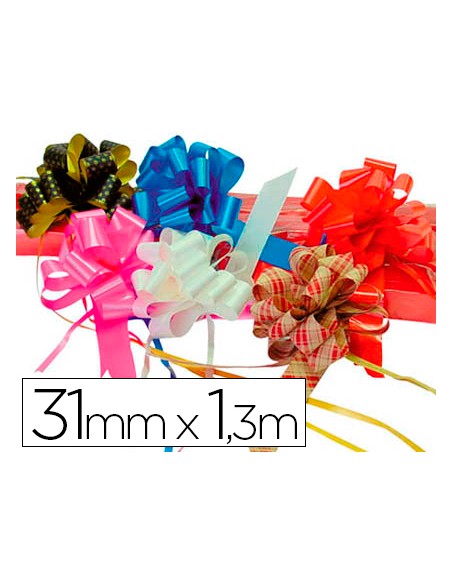 Cinta para hacer lazos oro 130 cm x 31 mm unidad Cinta para hacer lazos oro 130 cm x 31 mm unidad