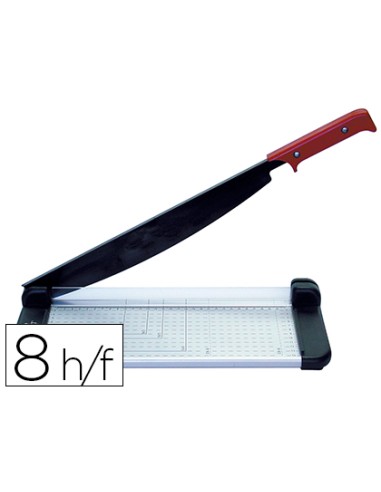 Cizalla mr metalica 6432 de palanca de 32 cm con base de aluminio