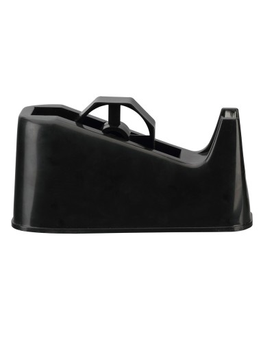 Portarrollo sobremesa q connect plastico para cintas de 33 y 66 mt color negro