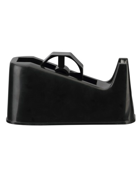 Portarrollo sobremesa q connect plastico para cintas de 33 y 66 mt color negro