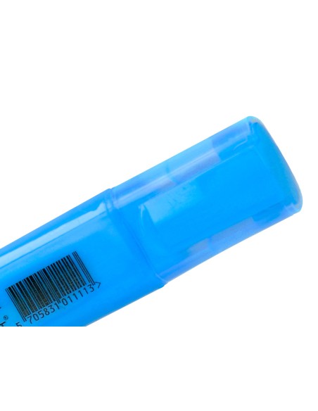 Rotulador q connect fluorescente azul punta biselada