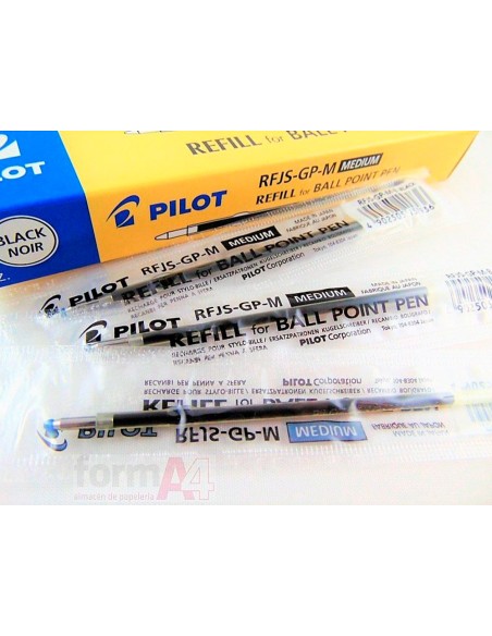 Recambio boligrafo pilot super grip y drgrip azul