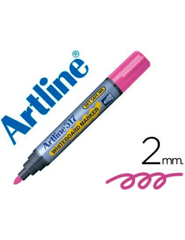 Rotulador artline pizarra ek 517 rosa punta redonda 2 mm tinta de bajo olor