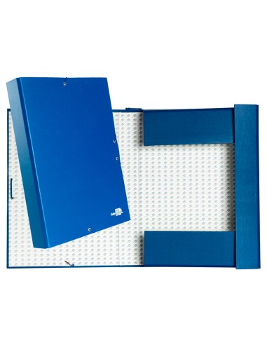 Carpeta proyectos liderpapel folio lomo 50mm carton forradoazul
