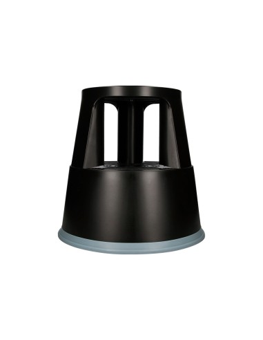 Taburete q connect ruedas retractiles tres ruedas dos niveles color negro